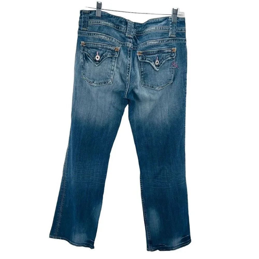 American Republic 1507 Women's Jeans Mid Rise Straight Leg Denim Size 30 - Picture 4 of 12